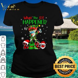 Original Elf Dabbing What the Elf happened to christmas 2020 shirt 1