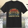 Original Santa Reindeer face mask 2020 Is On The Naughty List Christmas shirt