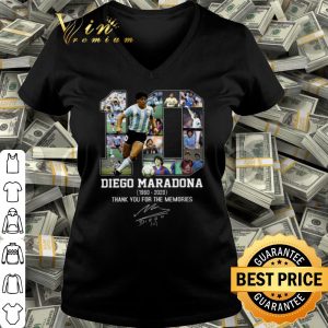 Pretty Diego Maradona 1960 2020 thank you for the memories Signature shirt 2