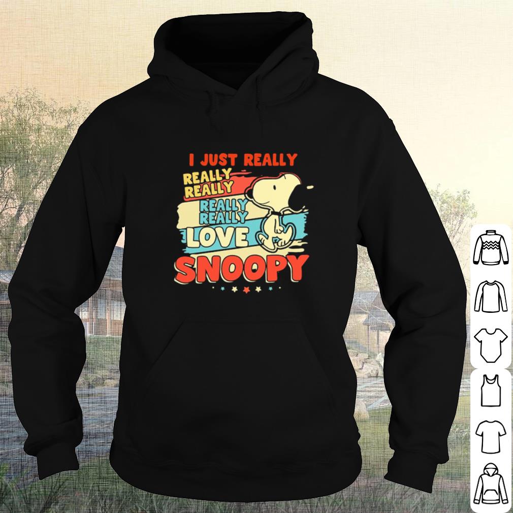 fdea652e original snoopy i just really really really love snoopy shirt 4 - Original Snoopy I just really really really love Snoopy shirt