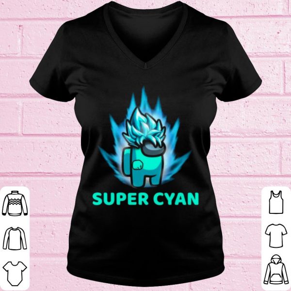 Top Imposter Among Us Super Cyan shirt