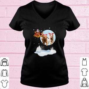 Top Christmas reindeer doodle dog shirt 1