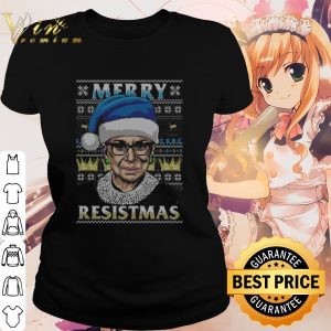 Pretty RBG Merry Resistmas Ugly Christmas shirt 1