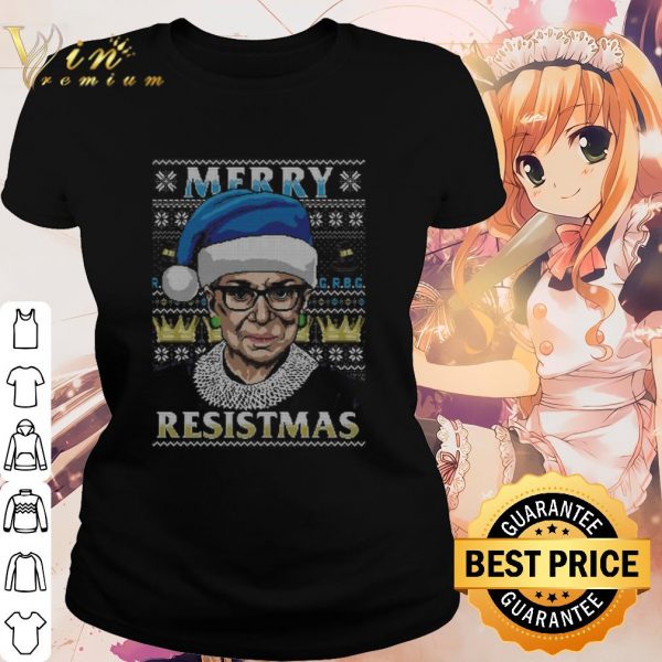 Pretty RBG Merry Resistmas Ugly Christmas shirt