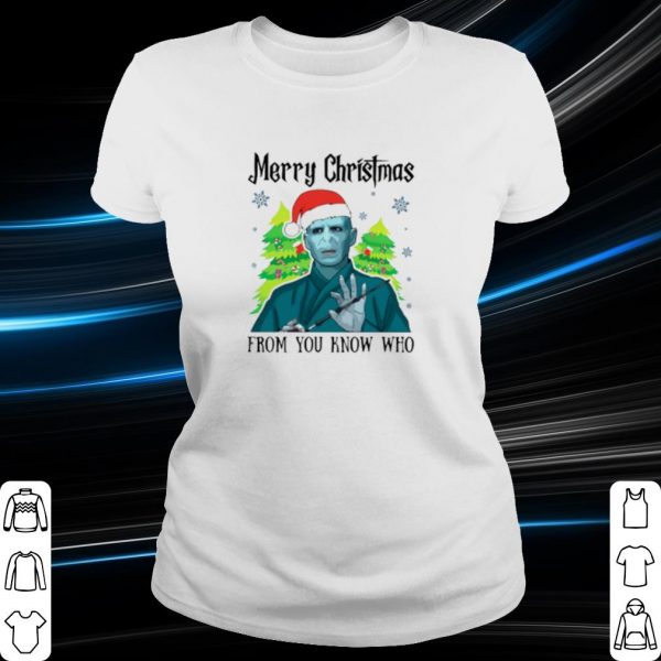 Original Voldemort Merry Christmas from you know who shirt