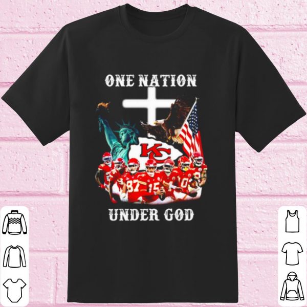 Original One nation under God Kansas City Chiefs shirt