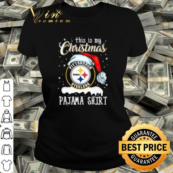 Pretty This is my Chrismas Pittsburgh Steelers Pajama Shirt shirt