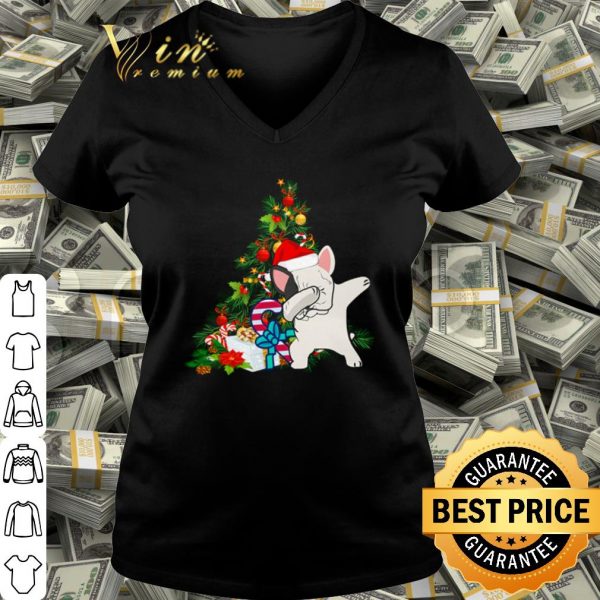Cool French Bulldog Dabbing Christmas Tree shirt