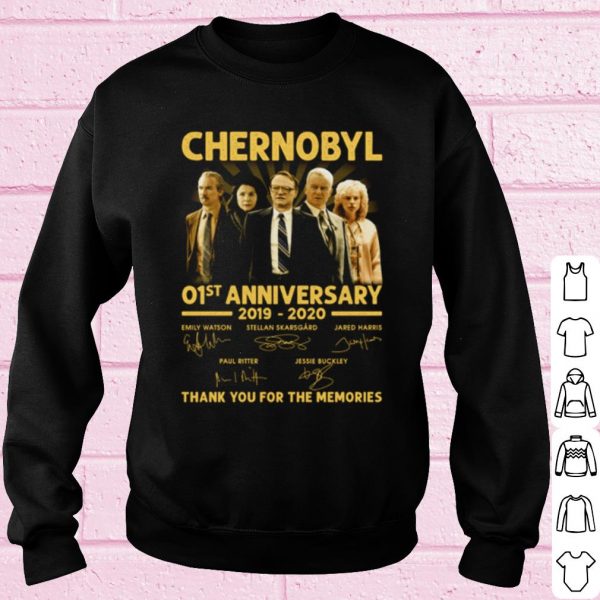 Top Chernobyl 01st Anniversary Thank You For The Memories Signature shirt