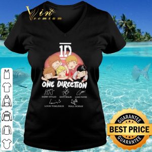 Top 1D one direction chibi signature shirt 2