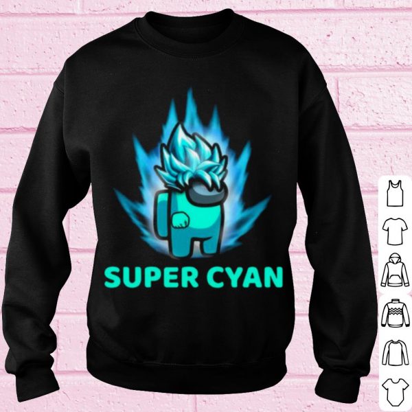 Top Imposter Among Us Super Cyan shirt