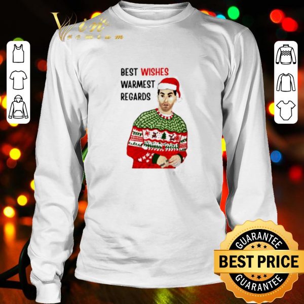 Top David Rose best wishes warmest regards Christmas gift shirt