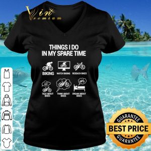 Top Biking Things I Do In My Spare Time shirt 2