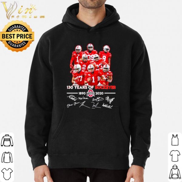Top 130 Years Of Ohio State Buckeyes 1890 2020 Signatures shirt
