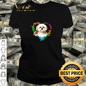 Cool Shih Tzu Heart Color shirt 1