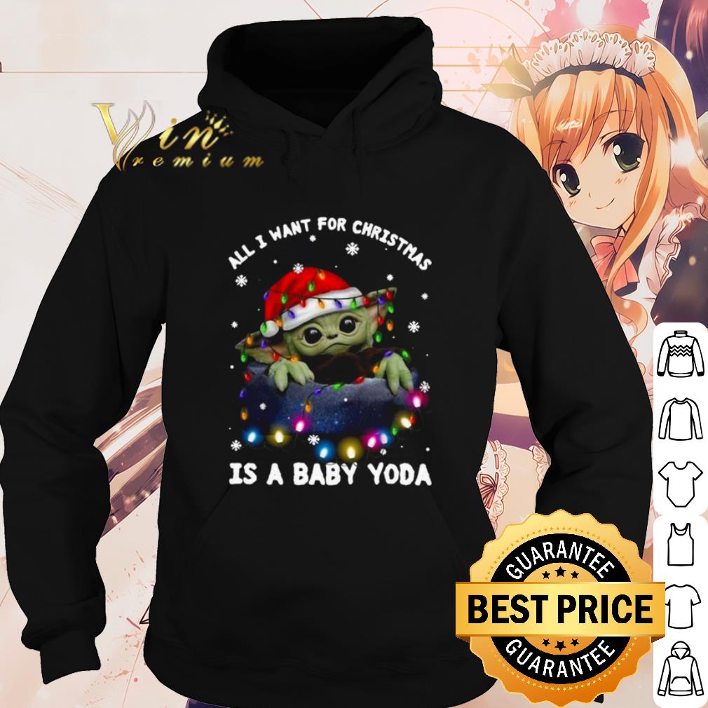 2c829e20 cool all i want for christmas is baby yoda christmas light shirt 4 - Cool All I Want For Christmas Is Baby Yoda Christmas Light shirt