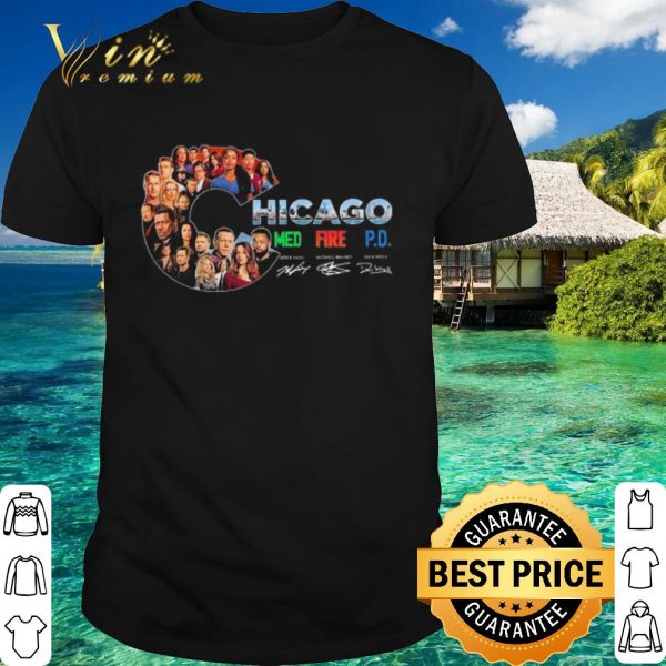 Top Chicago Med Fire PD Signatures Members shirt