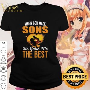 Pretty When God Made Sons He Gave Me The Best shirt 1