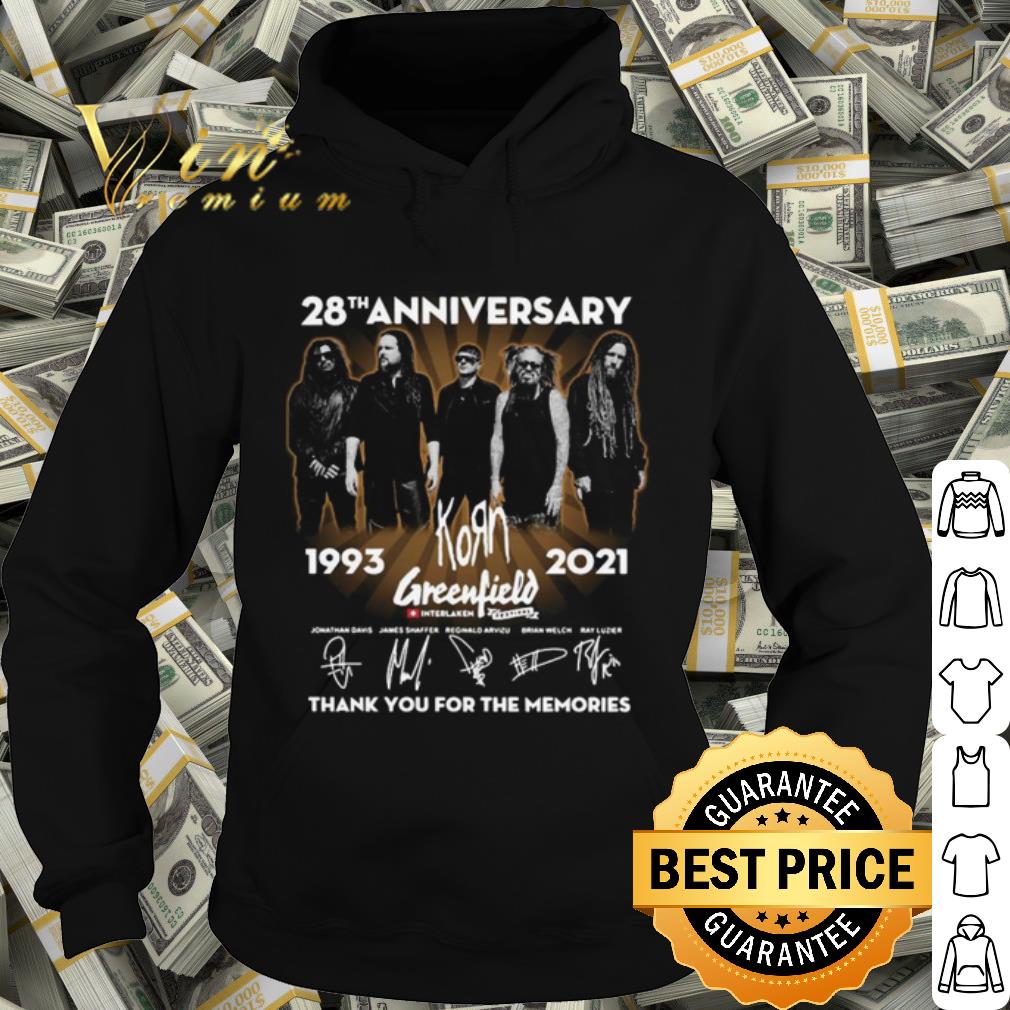 Cool 28th anniversary Korn Greenfield thank you for the memories signatures shirt 382befbd cool 28th anniversary korn greenfield thank you for the memories signatures shirt 4 - Cool 28th anniversary Korn Greenfield thank you for the memories signatures shirt