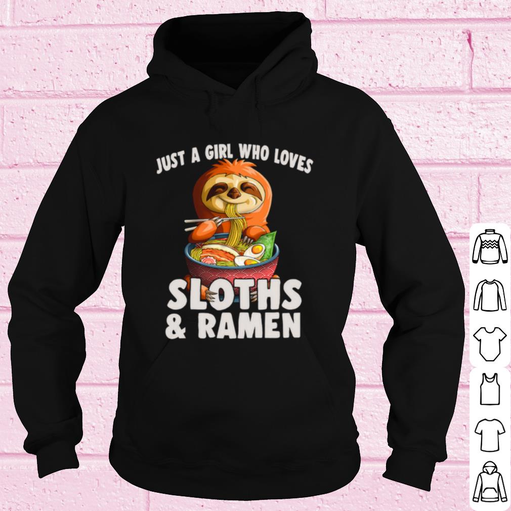 3a5b1629 top just a girl who loves sloth and ramen shirt 4 - Top Just A Girl Who Loves Sloth And Ramen shirt