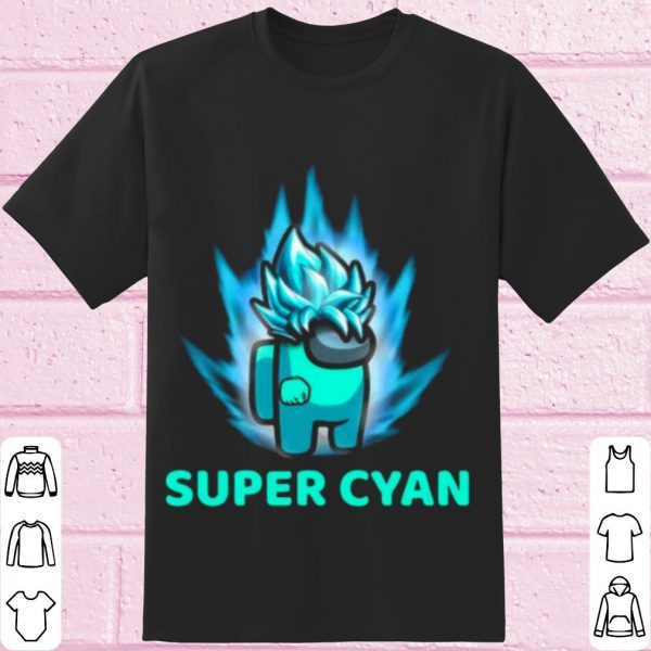 Top Imposter Among Us Super Cyan shirt