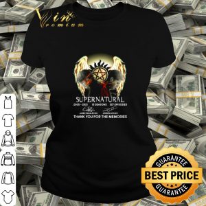 Pretty Supernatural 2005 2021 Thank You For The Memories Signature shirt 1