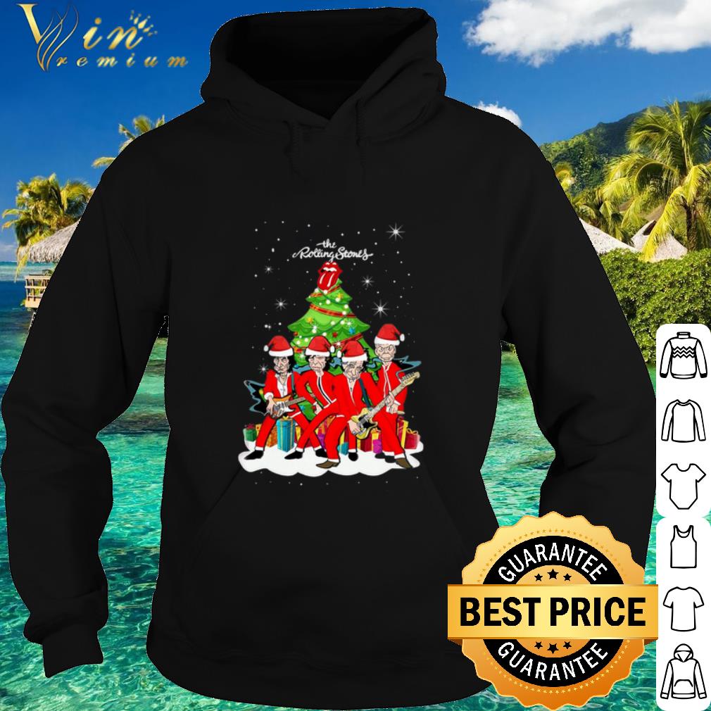 4237f531 original the rolling stones santa claus guitar tree christmas shirt 4 - Original The Rolling Stones Santa Claus Guitar Tree Christmas shirt