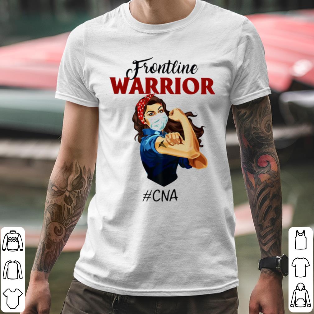 44049287 top frontline warrior cna strong girl face mask shirt 4 - Top Frontline Warrior #CNA Strong Girl Face Mask shirt