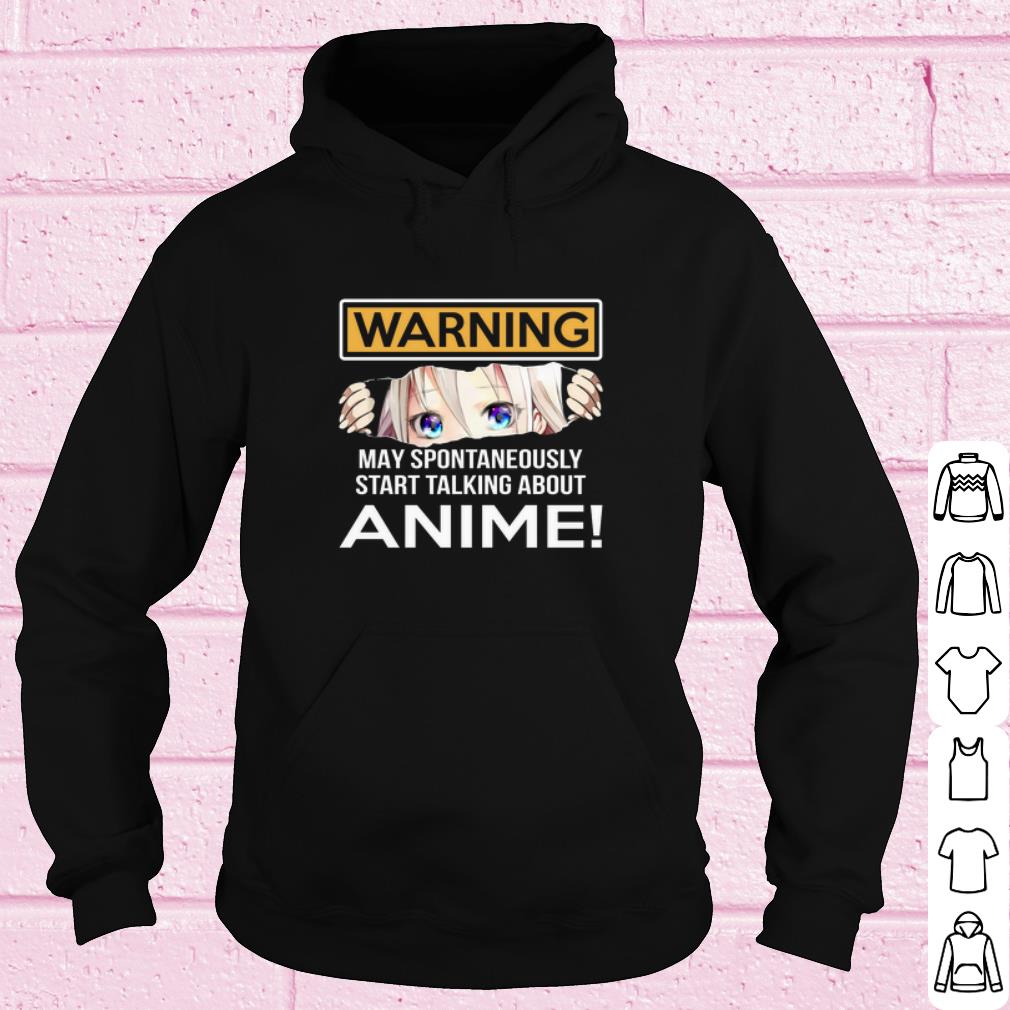 46bb76d4 original warning may spontaneously talking about anime shirt 4 - Original Warning May Spontaneously Talking About Anime shirt