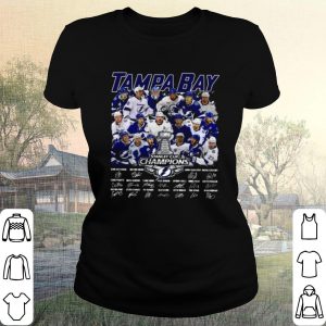 Cool Tampa Bay Stanley Cup Champions 2020 Signatures shirt 1