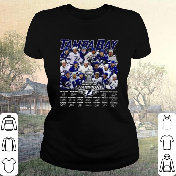 Cool Tampa Bay Stanley Cup Champions 2020 Signatures shirt