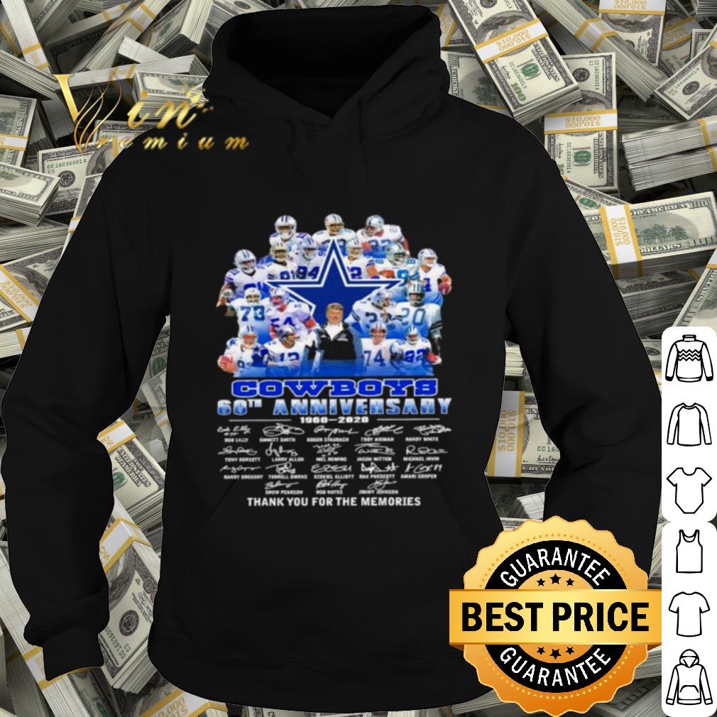 498b8a3f dallas cowboys 60th anniversary thank you for the memories signature shirt 4 - Dallas Cowboys 60th Anniversary Thank You For The Memories Signature shirt