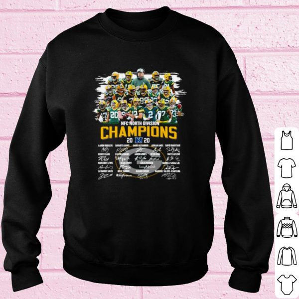 Original Green Bay Packers Nfc North Division Champions 2020 Players Signature shirt