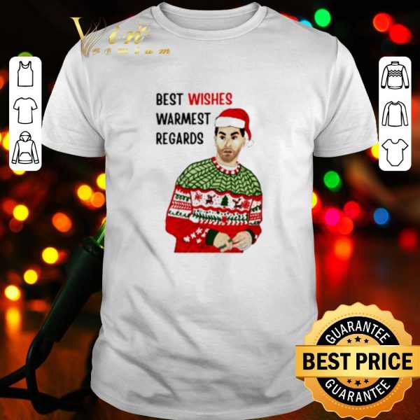Top David Rose best wishes warmest regards Christmas gift shirt