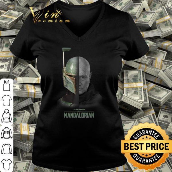 Pretty Star Wars The Mandalorian Boba Fett Split Face shirt