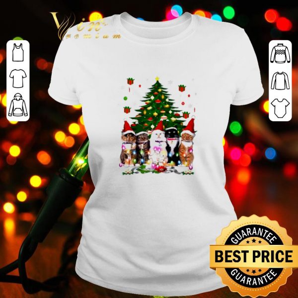 Original Tuxedo cats Christmas tree shirt