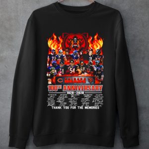 Original Chicago Bears 100th Anniversary 1920 2020 Thank You For The Memories shirt 2
