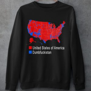 Original Election Map United States of America Dumbfuckistan shirt 2