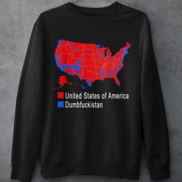 Original Election Map United States of America Dumbfuckistan shirt