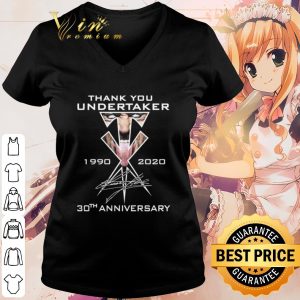 Cool Thank You Undertaker 1990 2020 30th Anniversary shirt 2