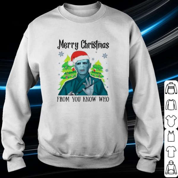 Original Voldemort Merry Christmas from you know who shirt
