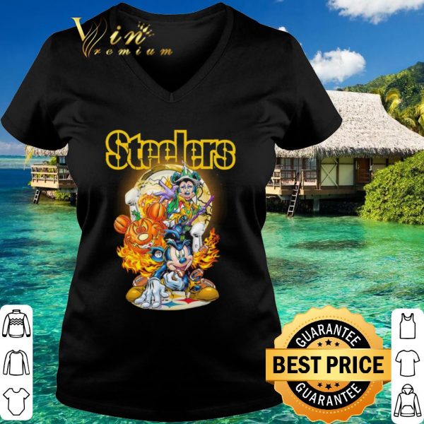 Top Mickey Mouse Pittsburgh Steelers Halloween shirt