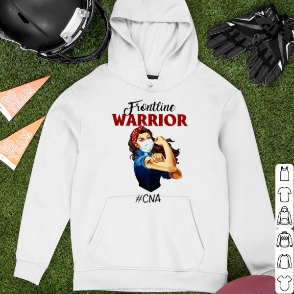 Top Frontline Warrior #CNA Strong Girl Face Mask shirt