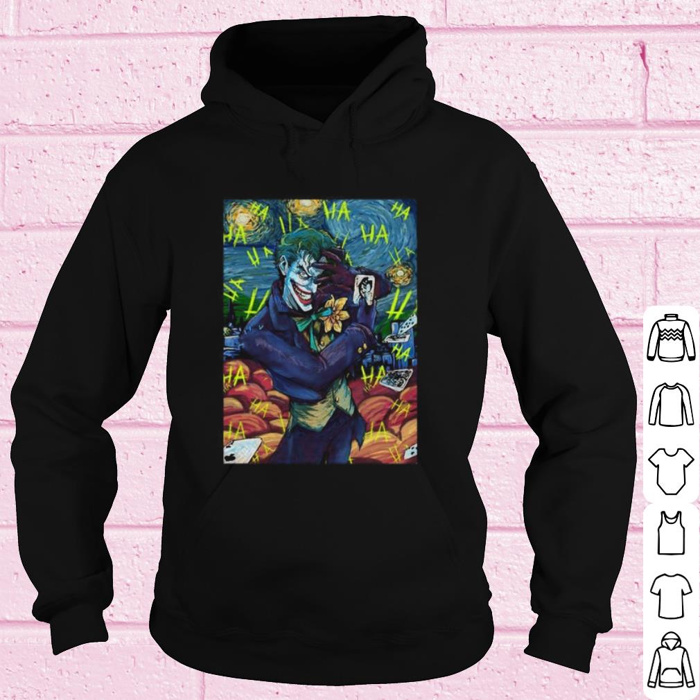 Top The Joker Starry Night Style Portrait shirt 62b4eea5 top the joker starry night style portrait shirt 4 - Top The Joker Starry Night Style Portrait shirt