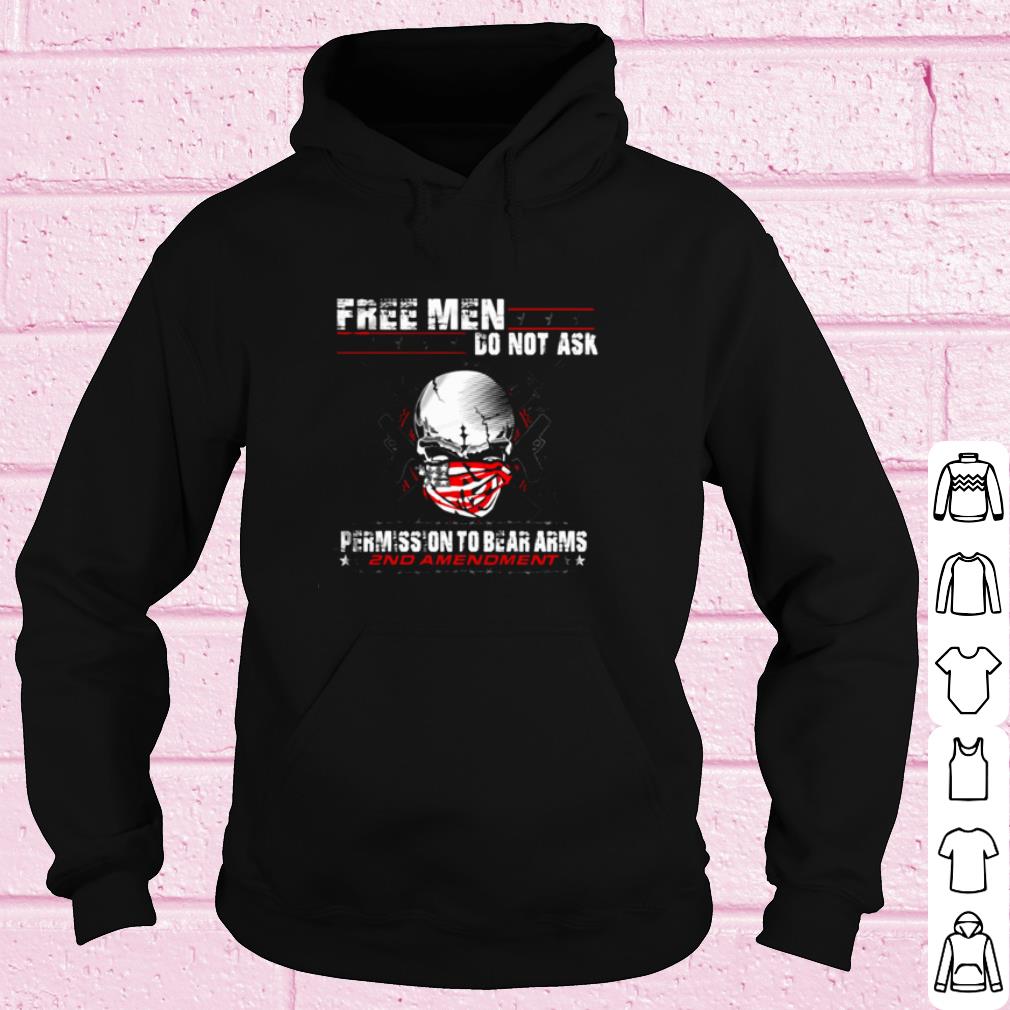 682b1b41 cool free men do no ask permission to bear arms shirt 4 - Cool Free Men Do No Ask Permission To Bear Arms shirt