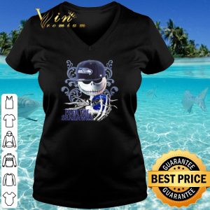 Original Jack Skellington fear the Seattle Seahawks shirt 2