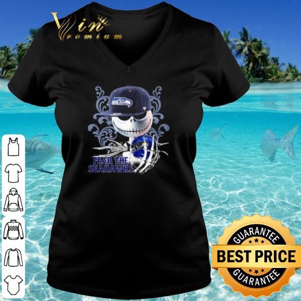 Original Jack Skellington fear the Seattle Seahawks shirt