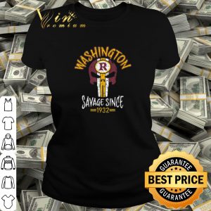 Pretty Washington Redskins Skull Savage Since 1932 shirt 1