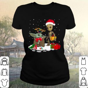 Pretty Baby Yoda and Baby Groot Gift Christmas shirt 1 Pretty Baby Yoda and Baby Groot Gift Christmas shirt 1
