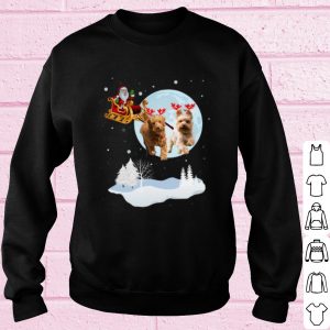 Top Christmas reindeer doodle dog shirt 2